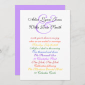 5 x 7 basispapier voor homoverbindingen regenboogs kaart (Voorkant / Achterkant)