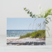5 x 7 Beach Landscape Blank Wenskaart Bedankkaart (Staand voorkant)