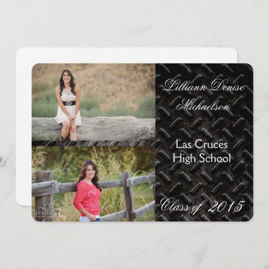 5 x 7 bekendmaking van de hoge prijs van metaal ui aankondiging (Voorkant / Achterkant)