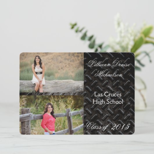 5 x 7 bekendmaking van de hoge prijs van metaal ui aankondiging (Staand voorkant)