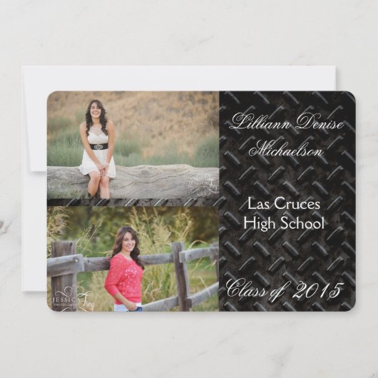 5 x 7 bekendmaking van de hoge prijs van metaal ui aankondiging (Voorkant)