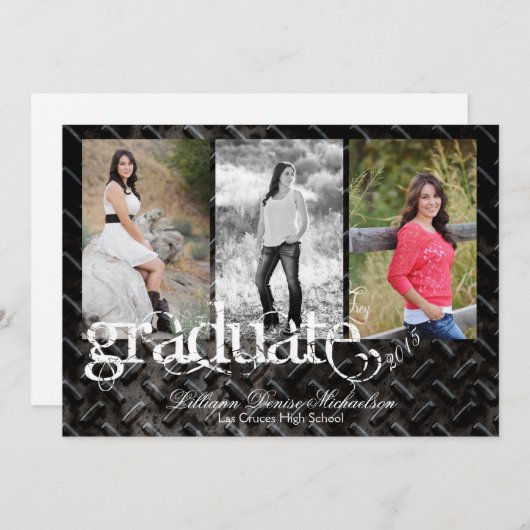 5 x 7 bekendmaking van de hoge prijs van metaal ui aankondiging (Voorkant / Achterkant)