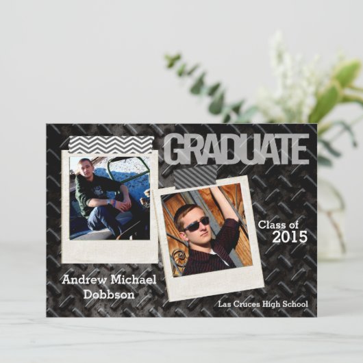 5 x 7 bekendmaking van de hoge prijs van metaal ui aankondiging (Staand voorkant)