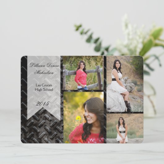 5 x 7 bekendmaking van de hoge prijs van metaal ui aankondiging (Staand voorkant)