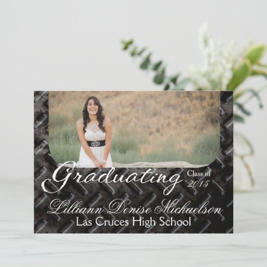 5 x 7 bekendmaking van de hoge prijs van metaal ui aankondiging (Staand voorkant)