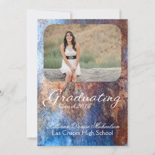 5 x 7 bekendmaking van Rusted Metal Old Steel Gru  Aankondiging