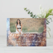 5 x 7 bekendmaking van Rusted Metal Old Steel Gru  Aankondiging (Staand voorkant)