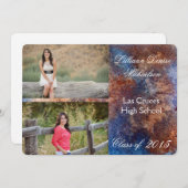 5 x 7 bekendmaking van Rusted Metal Old Steel Gru Aankondiging (Voorkant / Achterkant)