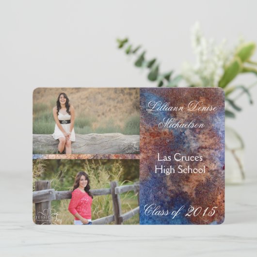 5 x 7 bekendmaking van Rusted Metal Old Steel Gru  Aankondiging (Staand voorkant)