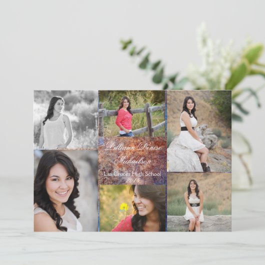 5 x 7 bekendmaking van Rusted Metal Old Steel Gru  Aankondiging (Staand voorkant)