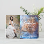 5 x 7 bekendmaking van Rusted Metal Old Steel Gru Aankondiging (Staand voorkant)