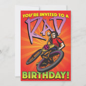 5 X 7 BMX Birthday Uitnodiging (Voorkant)