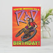 5 X 7 BMX Birthday Uitnodiging (Staand voorkant)