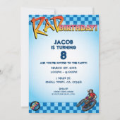 5 X 7 BMX verjaardagsuitnodiging Kaart (Achterkant)