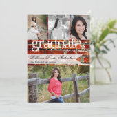 5 x 7 Brick Wall Grunge Building Hogere aankondigi Aankondiging (Staand voorkant)