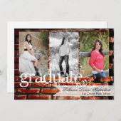 5 x 7 Brick Wall Grunge Building Hogere aankondigi Aankondiging (Voorkant / Achterkant)