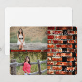 5 x 7 Brick Wall Grunge Building Hogere aankondigi Aankondiging (Voorkant / Achterkant)