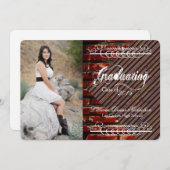 5 x 7 Brick Wall Grunge Building Hogere aankondigi Aankondiging (Voorkant / Achterkant)