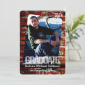 5 x 7 Brick Wall Grunge Building Hogere aankondigi Aankondiging (Staand voorkant)