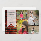 5 x 7 Brick Wall Grunge Building Hogere aankondigi Aankondiging (Voorkant / Achterkant)