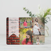 5 x 7 Brick Wall Grunge Building Hogere aankondigi Aankondiging (Staand voorkant)