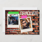 5 x 7 Brick Wall Grunge Building Hogere aankondigi Aankondiging (Voorkant)