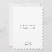 5" x 7" Card Printing Kaart (Achterkant)