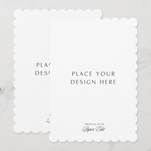 5" x 7" Card Printing Kaart (Voorkant / Achterkant)