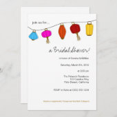 5 x 7 Chinese lampions Kaart (Voorkant / Achterkant)