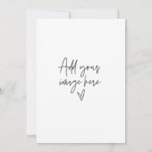 5 x 7 Custom Weddenschap Invitation Holiday-fotoka Kaart (Achterkant)