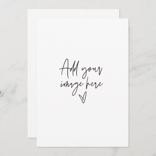 5 x 7 Custom Weddenschap Invitation Holiday-fotoka Kaart (Voorkant / Achterkant)