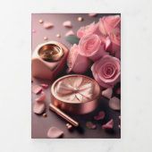 5" x 7" drievoudig letter vouw uitnodiging (Cover)