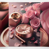 5" x 7" drievoudig letter vouw uitnodiging (Binnenkant midden)