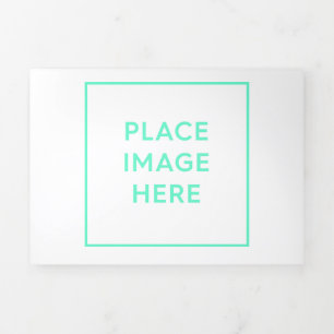 5" x 7" Drievoudige Letter Vouw Aankondiging