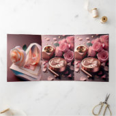 5" x 7" Drievoudige Letter Vouw Uitnodiging (Binnen)