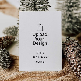 5 x 7 Familie vakantie Kaart, upload uw Afbeelding Kaart