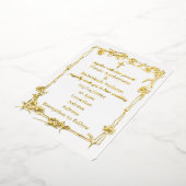 5" x 7" Folie Bruiloft Uitnodiging (Gedraaid)