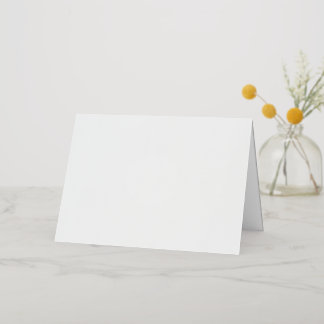 5 x 7 Folie Gevouwen Wenskaart, Kleur: Zilver, M Folie Wenskaart