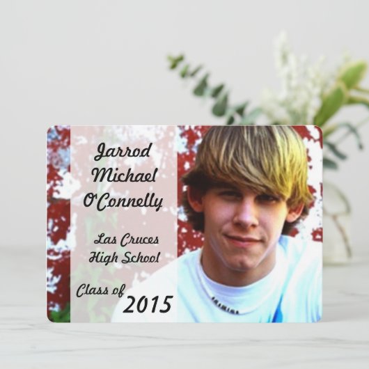 5 x 7 Fotoportret Fotofoto Hogere aankondiging (Staand voorkant)