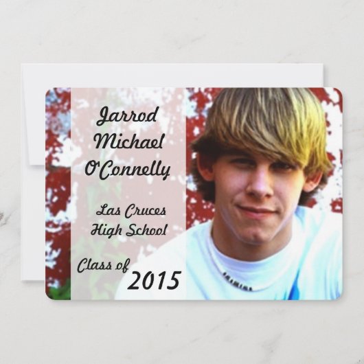 5 x 7 Fotoportret Fotofoto Hogere aankondiging (Voorkant)