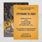 5 x 7 Gele DJ Platenspeler 16 Aannodiging op zonda Kaart (Voorkant / Achterkant)