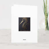 5 "x 7" gevouwen Newfoundland Dog Santa Kaart (Achterkant)