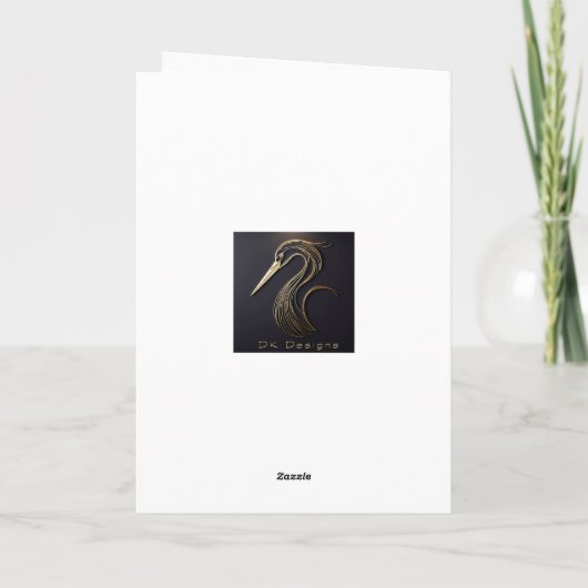 5 "x 7" Gevouwen Vakantie Kaart Santa's Cookies (Achterkant)