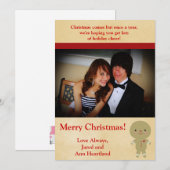 5 x 7 Ginger Bread Man Invitation Kaart (Voorkant / Achterkant)
