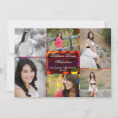 5 x 7 Graffiti Paint Air Brush Senior Aankondiging (Voorkant)