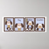 5 x 7 Graham Crackers Baby Beddeding Wall Art Poster (Voorkant)
