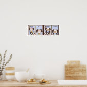 5 x 7 Graham Crackers Baby Beddeding Wall Art Poster (Keuken)