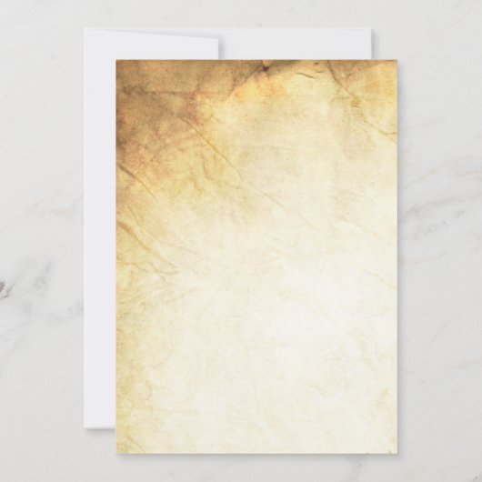 5 x 7 Herfst Aged Paper Anti-Weduwen Uitnodiging (Achterkant)