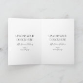 5 x 7 inch Bifold Bruiloft Programma (Binnen)