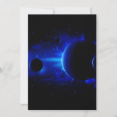 5 x 7-inch Deep Space Planets Weddenschap Kaart (Achterkant)